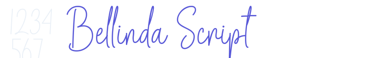 Bellinda Script font