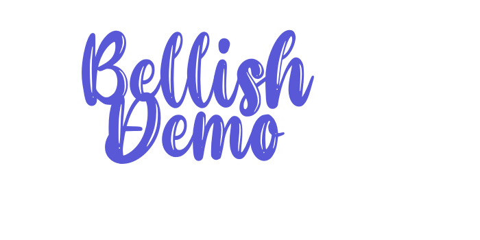 Bellish Demo Font Download