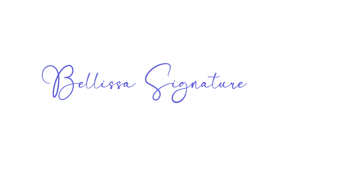 Bellissa Signature Font Download