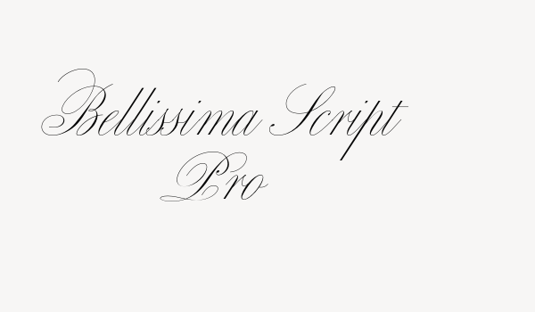 Bellissima Script Pro Font