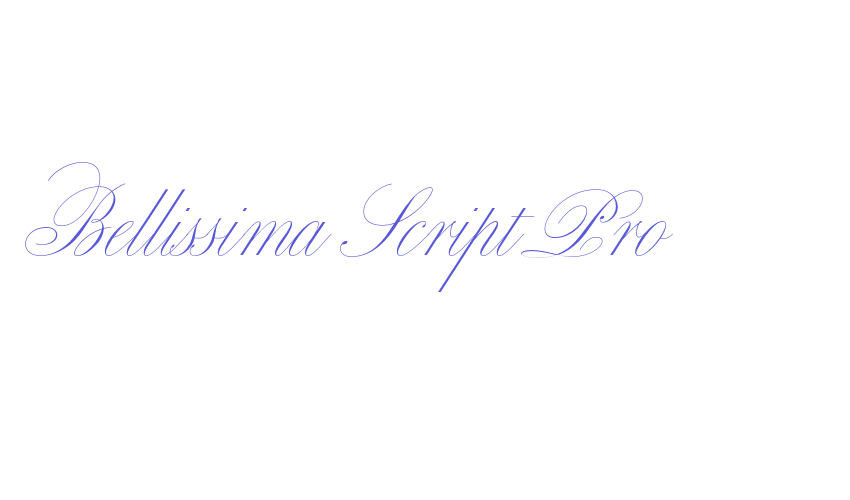 Bellissima Script Pro Font