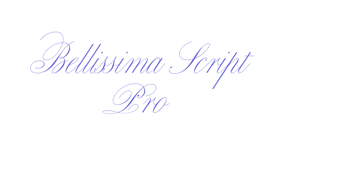 Bellissima Script Pro Font Download