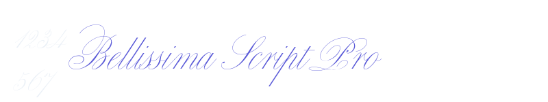 Bellissima Script Pro-related font