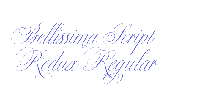 Bellissima Script Redux Regular Font