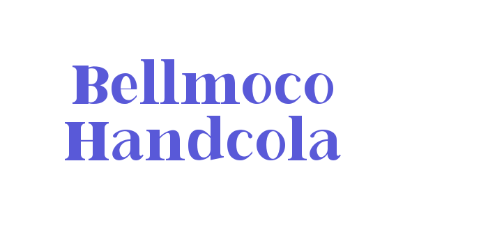 Bellmoco Handcola Font Download