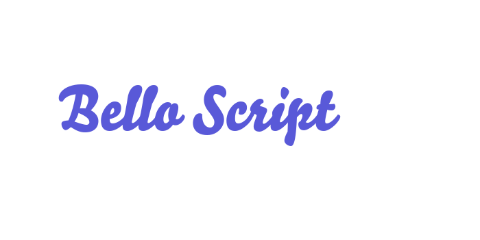 Bello Script Font Download