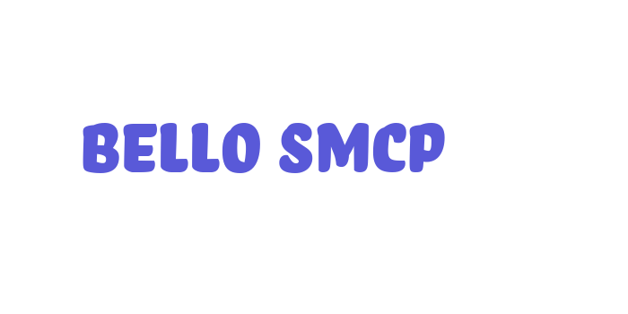 Bello SmCp Font