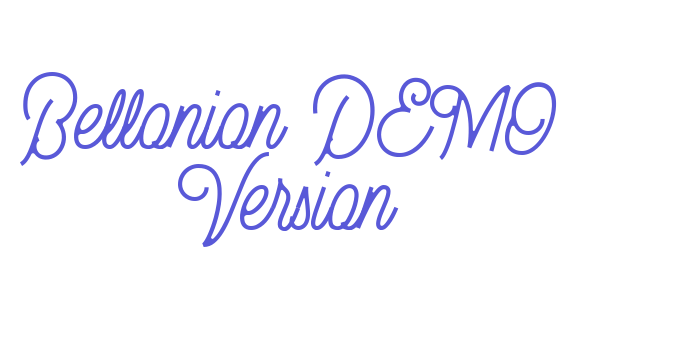 Bellonion DEMO Version Font Download