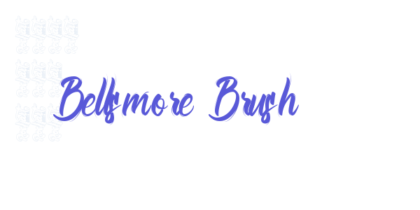 Bellsmore Brush font free