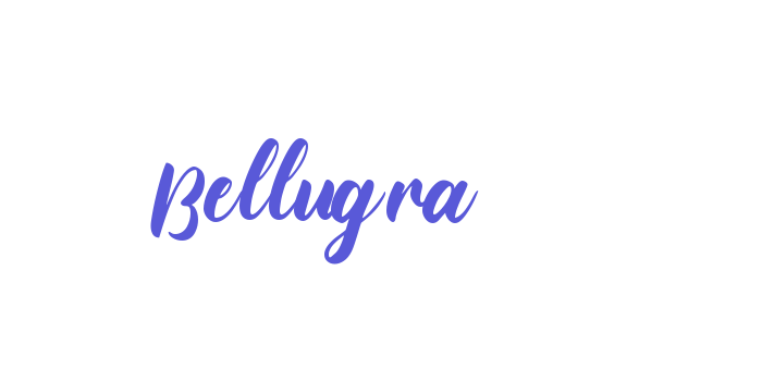 Bellugra Font Download