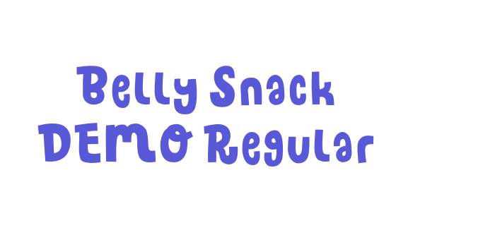 Belly Snack DEMO Regular Font Download