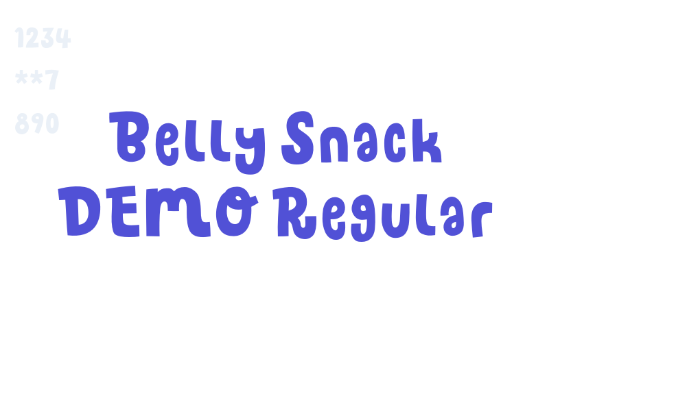 Belly Snack DEMO Regular-font-download