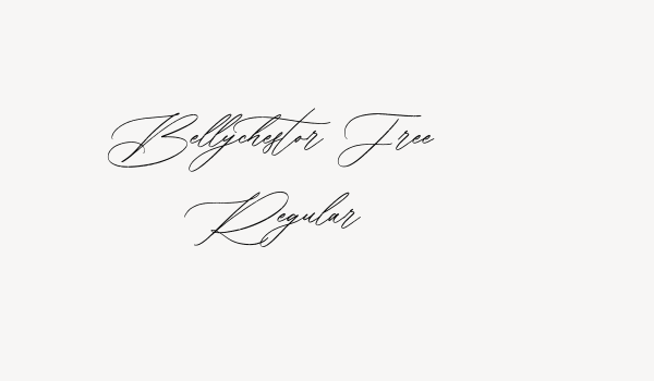 Bellychestor Free Regular Font