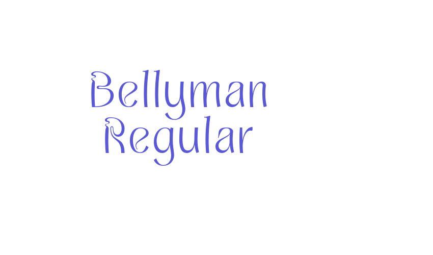 Bellyman Regular Font Download