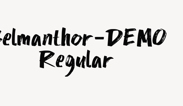 Belmanthor-DEMO Regular Font