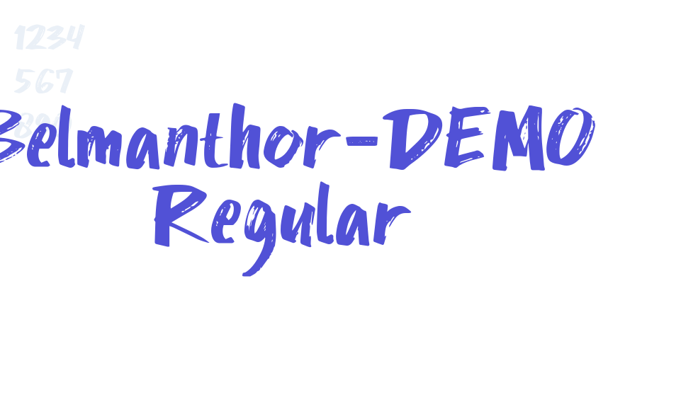 Belmanthor-DEMO Regular-font-download