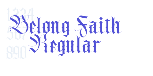 Belong Faith Regular-font-download