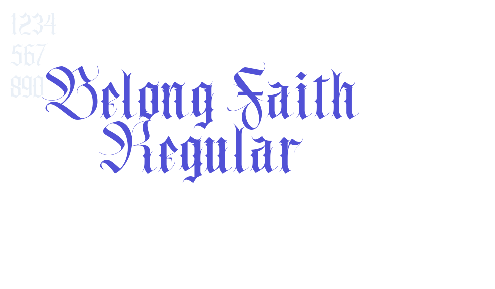 Belong Faith Regular-font-download