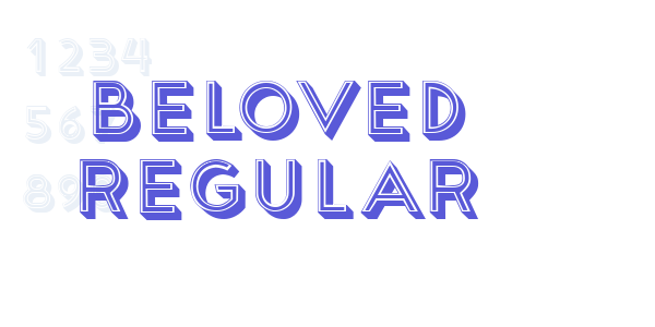 Beloved Regular font free