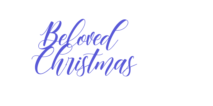 Beloved Christmas Font Download