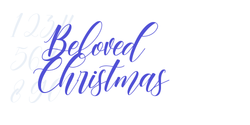 Beloved Christmas-font-download