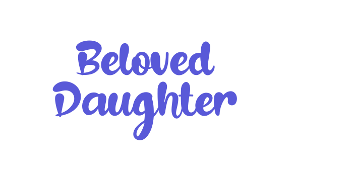 Beloved Daughter Font Download