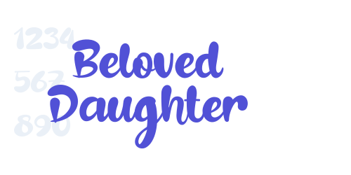 Beloved Daughter-font-download