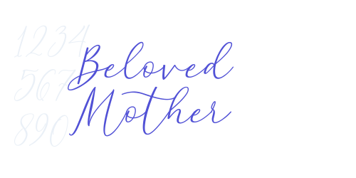 Beloved Mother-font-download