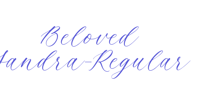 Beloved Sandra-Regular Font Download