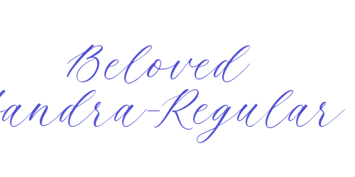 Beloved Sandra-Regular-font-download
