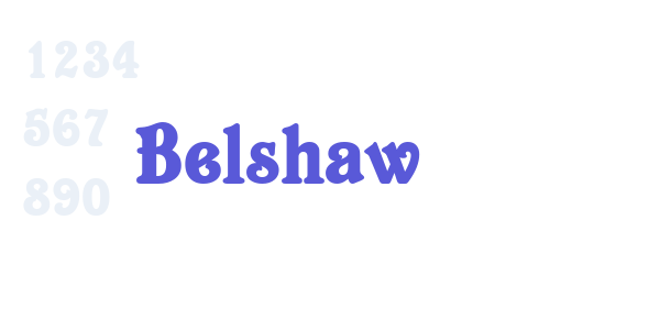 Belshaw font free