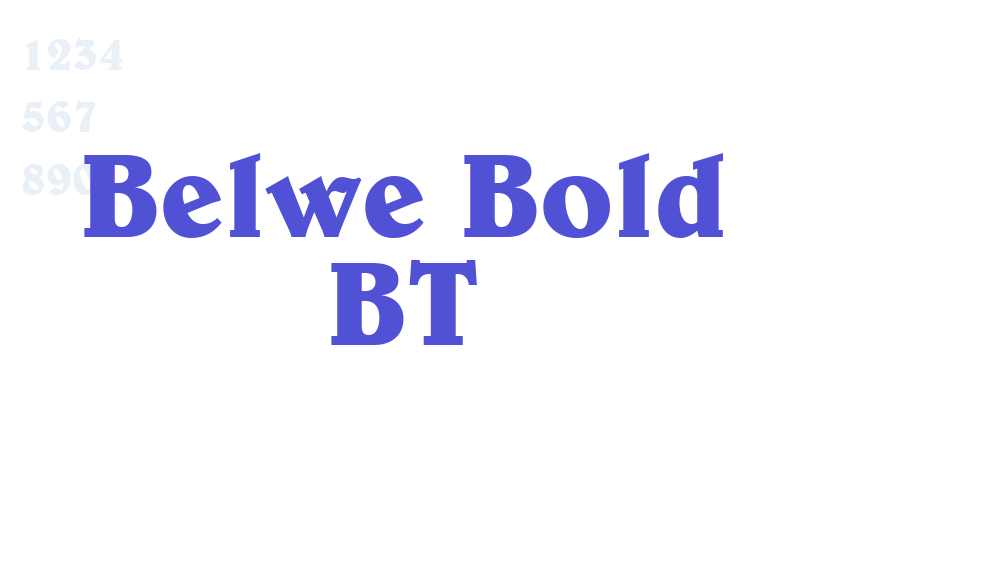 Belwe Bold BT-font-download