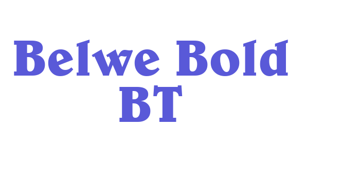 Belwe Bold BT Font