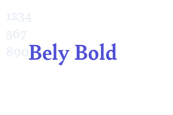 Bely Bold