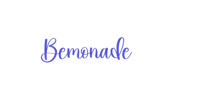 Bemonade Font Download