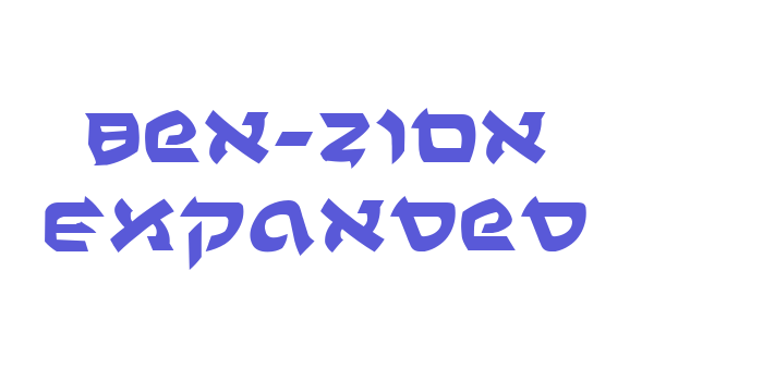 Ben-Zion Expanded Font Download