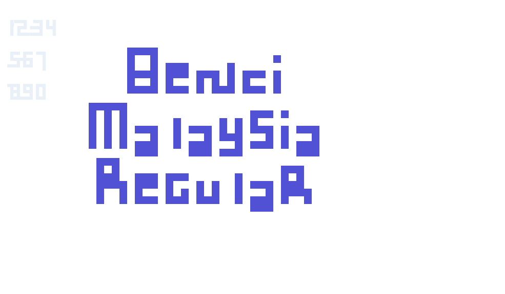 Benci Malaysia Regular-font-download