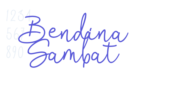 Bendina Sambat font free