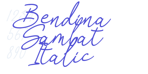 Bendina Sambat Italic-font-download