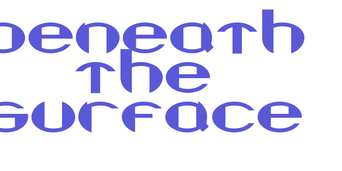 Beneath the Surface Font Download