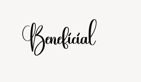 Beneficial Font