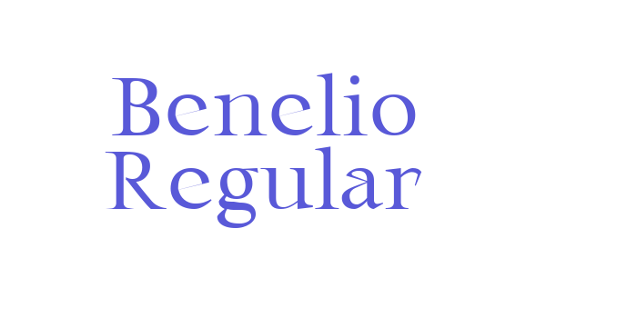 Benelio Regular Font Download