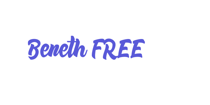 Beneth FREE Font Download