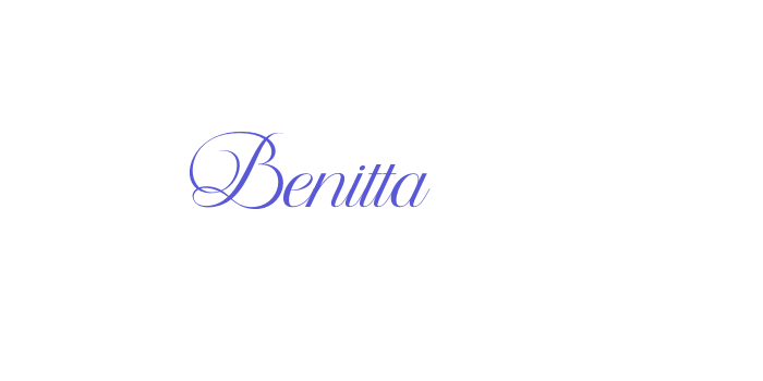 Benitta Font Download