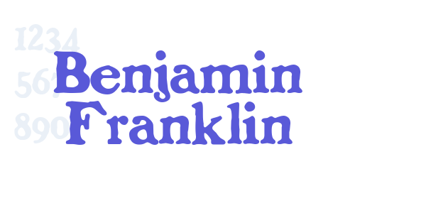 Benjamin Franklin font free