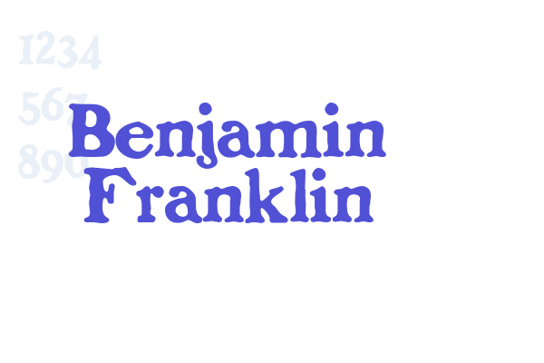 Benjamin Franklin Font Download