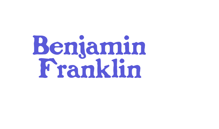 Benjamin Franklin Font Download