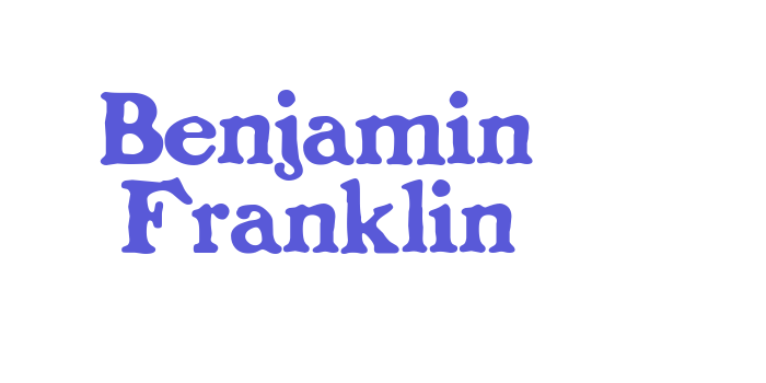 Benjamin Franklin Font Download