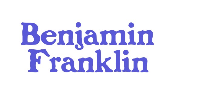 Benjamin Franklin Font