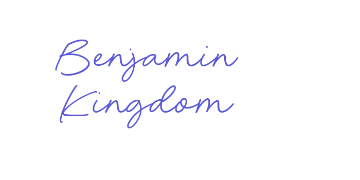 Benjamin Kingdom Font